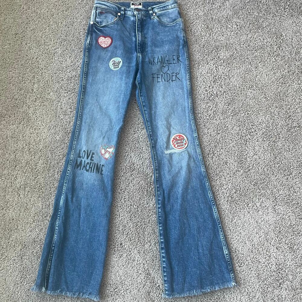 Wrangler x Fender Westward 626 High Rise Bootcut Jeans 26x32 - Picture 11 of 16